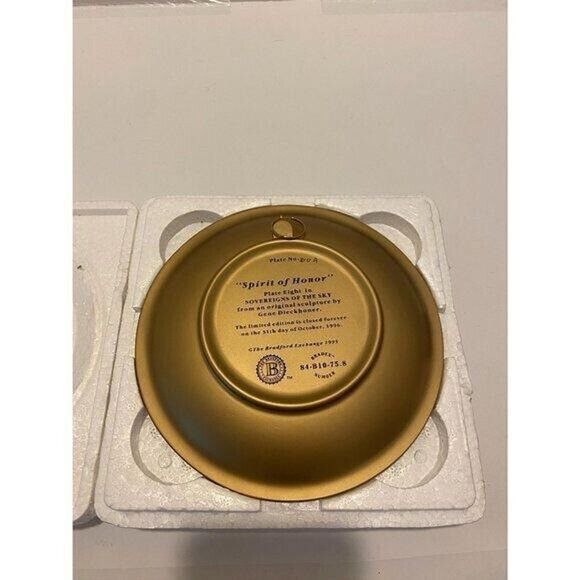 Bradford Exchange 1995 Spirit of Honor #8 Sovereigns of the Sky Collector Plat - Picture 4 of 7